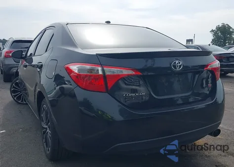 2015 Toyota Corolla S Plus из США, поврежденный, VIN 2T1BURHE6FC233221